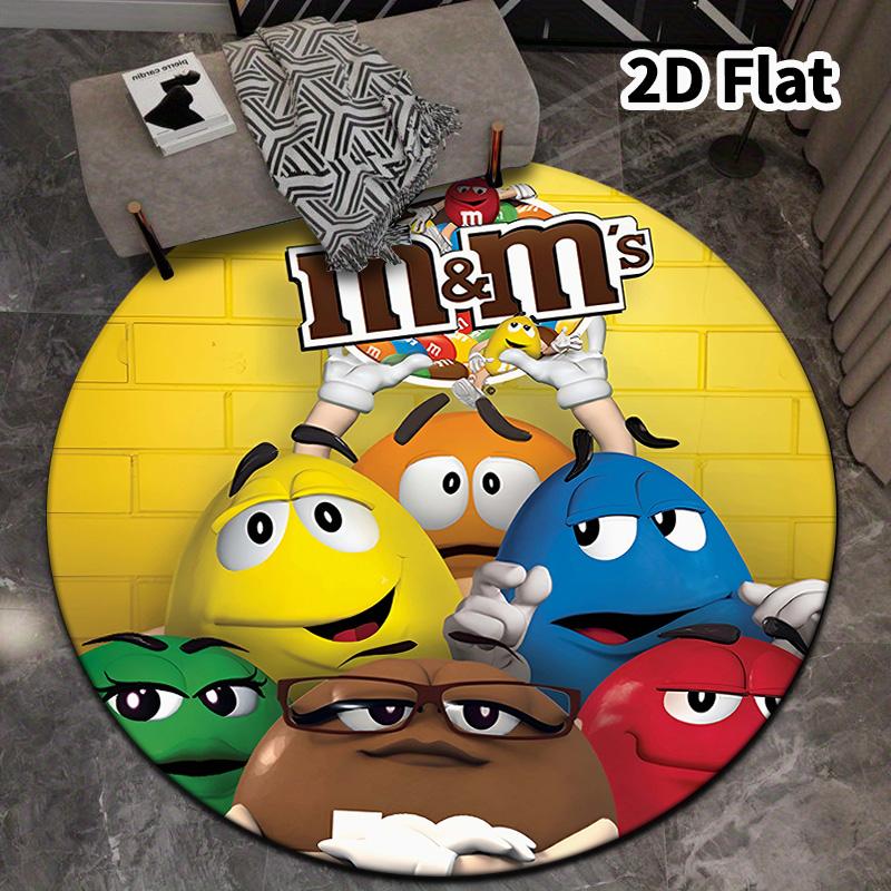 Mm'S Round Area Rug Carpet Rug For Living Room Bedroom Sofa Playroom Decor Nonslip Floor Mat