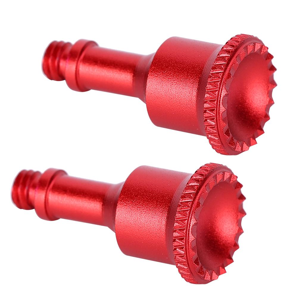 Pair of Aluminum Alloy Remote Control Joystick Thumb Rocker Drone Accessories Fits for DJI Mavic AIR 2Red