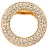 Brooch Pin Flower Twist Shape Sparkling Rhinestones Imitation Pearls Decor Scarf Buckle Sweaters Collars Hats Bags Coats Scarves Accessory