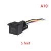 Universal 40A 12V-72V Automotive Relay 4/5Pin with Interlocking Socket for RV Truck Van Motorcycle Use