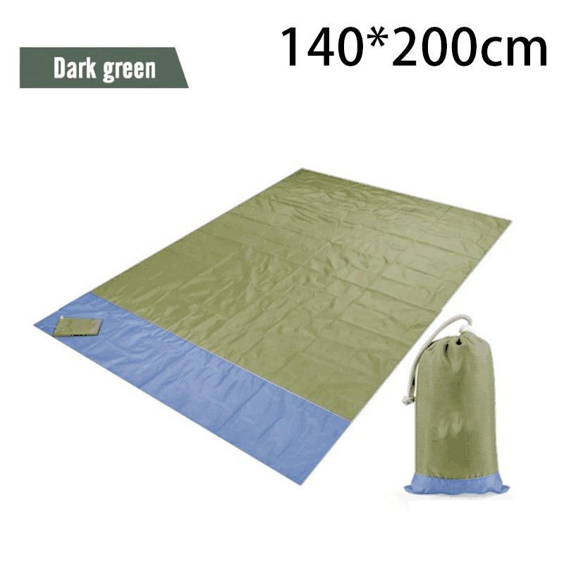 Waterproof Pocket Beach Blanket Folding Camping Mat Mattress Portable Lightweight Mat Outdoor Picnic Mat Sand Beach Mat
