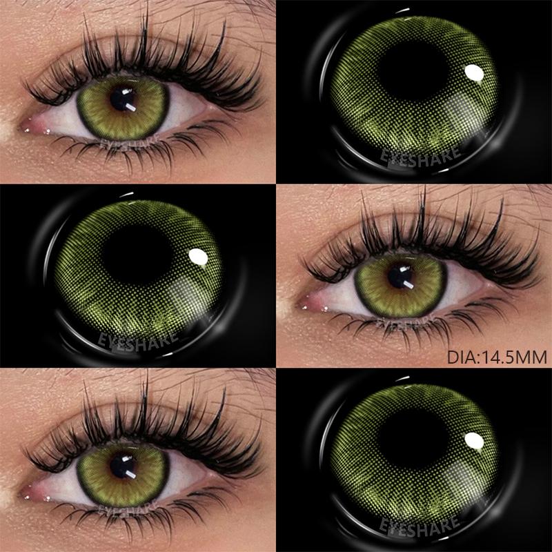 

Цветные контактные линзы AMARA для глаз Серые линзы Синие линзы Зеленые зрачки Разноцветные фиолетовые линзы