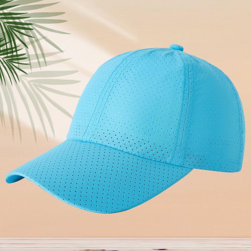 Laser Punching Mesh Quick Drying Summer Sun Protection Outdoor Hiking Group Activity Worker Hat Man