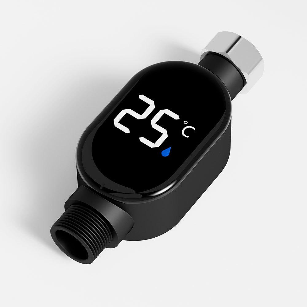 LED Display Household Water Shower Thermometer 0-99℃ Water Thermometer Baby Care Bath Intelligent Temperature Meter