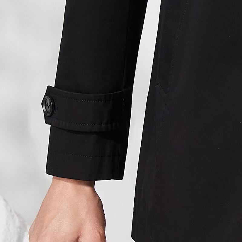 Antonio Men's 100% Cotton Mid-Length Trench Coat