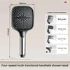 JROR Shower Head with 1.5m Hose Bathroom Shower Handheld Shower Head Bathroom Shower Head