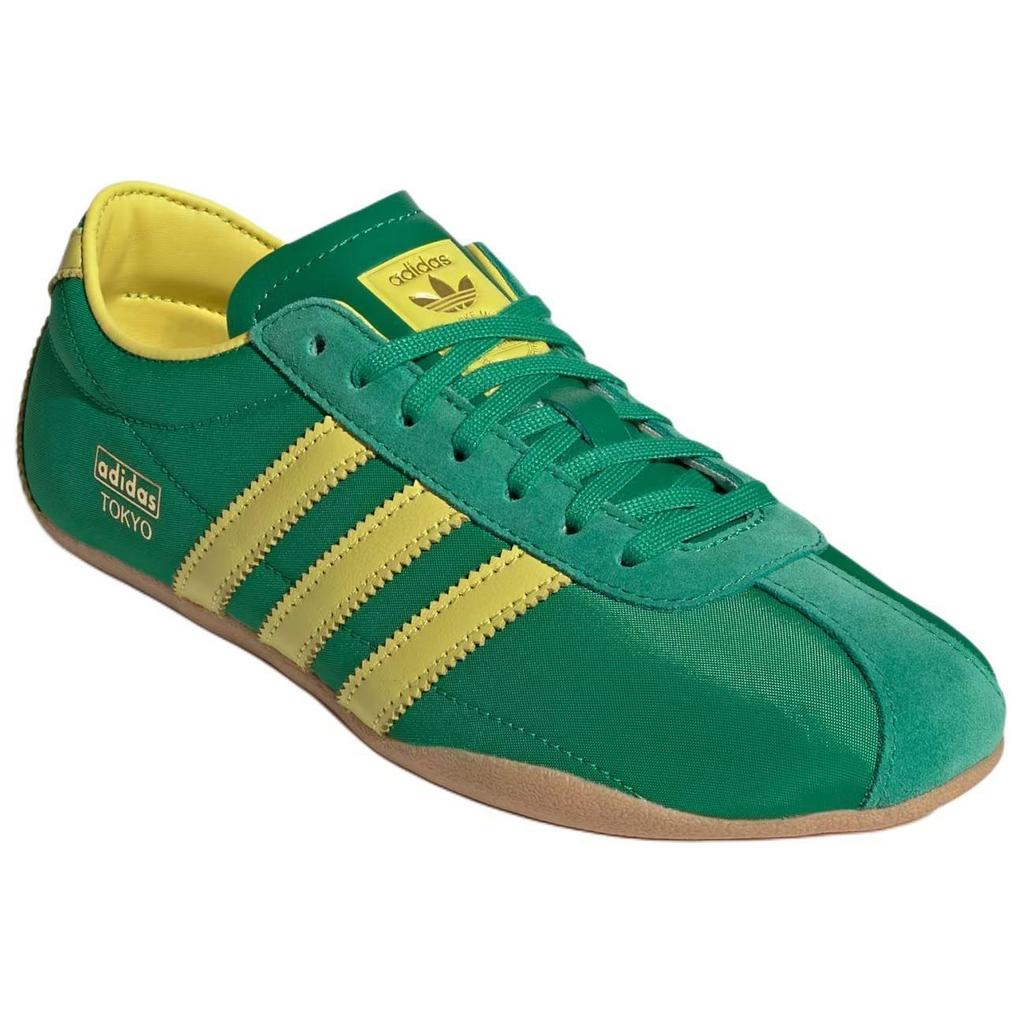 adidas Womens Tokyo 'Green Pure Sulfur' (women's sizes) Green / Pure Sulfur / Gold Metallic Casual Shoes JI3298