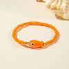 Sea Series Fish Pendant Bracelet Colorful Polka Dot Bead Bracelet Retro Beach Bangle  Summer