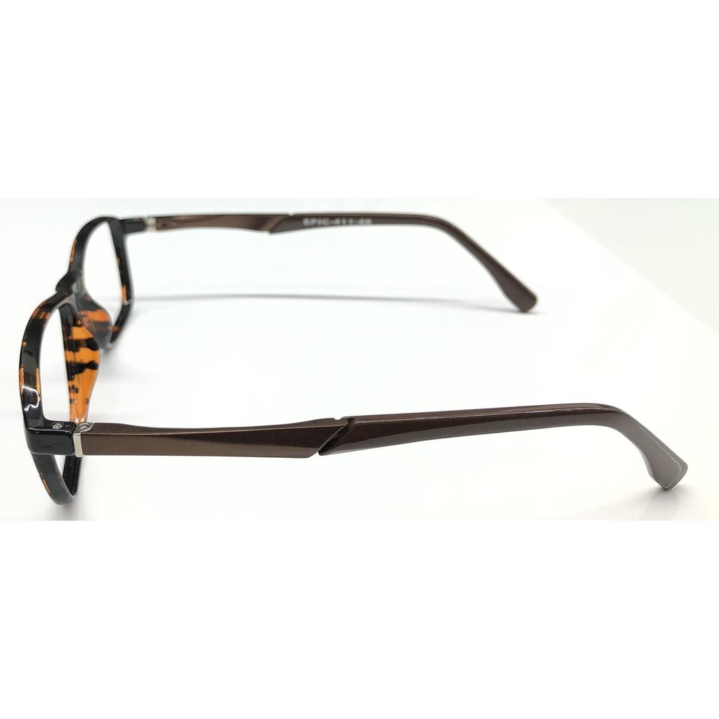 RSINC full Rim TR-metal unisex eyeglasses Brown IB-1 M1 TR-White-BR