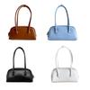Splashproof Handbag Travel Bags for Women Solid Color Soft Leather Bag