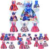 2023 New Arrival Starry Baby Lilo And Stitch Girls Dress, Cartoon Style, A-line Skirt