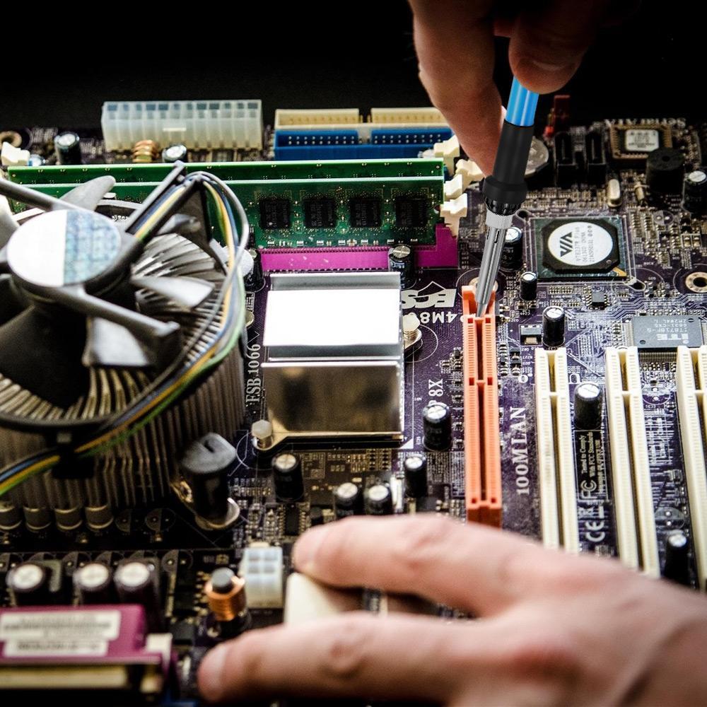 Lötkolben 60W 110V elektronisches Lötkolben-Set Schwammständer