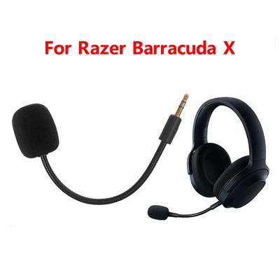 Ersatzspielmikrofon 3,5 mm Mikrofon für Barracuda X Gaming-Headset Geräuschunterdrückendes Mikrofon Schaumstoffabdeckung