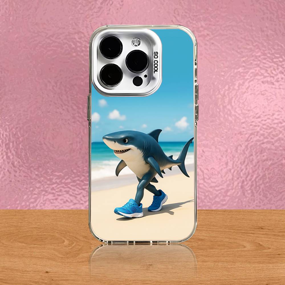

Tung Sahur Tralalero Tralala Phone Case For iPhone 16,15,14,13,12,11,Pro,XS,Max,Plus,Mini,SE White Candy Matte Shockproof Cover iPhone16