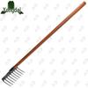 Heavy-Duty 13-Tooth Iron Garden Rake