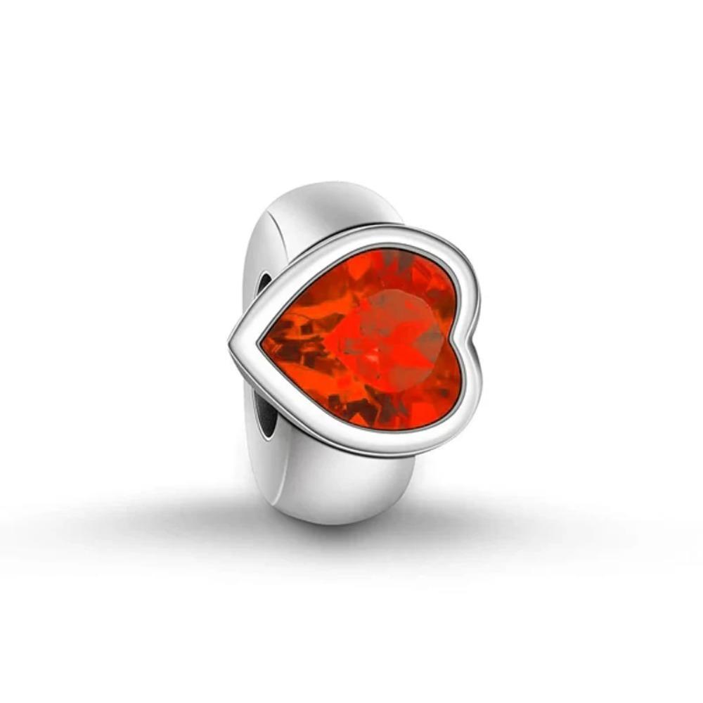 New 925 Silver Heart Spacer Beads for DIY Bracelet Fashion Jewelry Women Accessories Openwork Charm