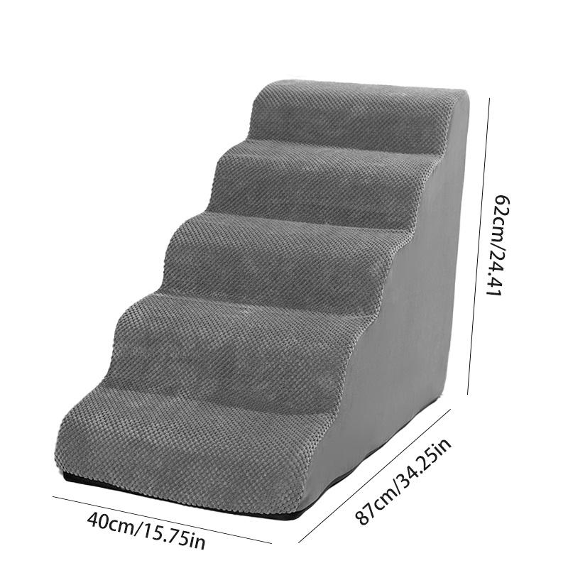 New Detachable And Washable Kennel Memory Foam Dog Sofa Stairs Pet 4-5 Steps Stairs For Small Dog Cat Ramp Ladder Pet Stairs