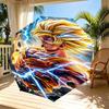 DRAGON BALL Print Automatic Open Close Umbrella, Portable Foldable Umbrella, for Outdoor Commute Camping Trip, Ideal Birthday Gift