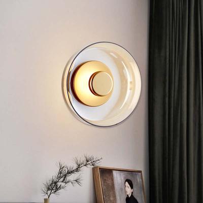 Modern Glass Wall Sconce Warm Light For Living Room Bedroom Bedside Corridor Balcony Indoor Decoration LED Lighting Fixtures