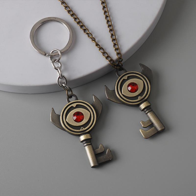 Legend of Zelda Skyward Sword Temple Key Pendant Necklace Keychain