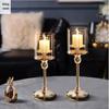 Retro Scented Candle Centerpiece: Romantic Candlelight Dinner Ornament & Candlestick Holder