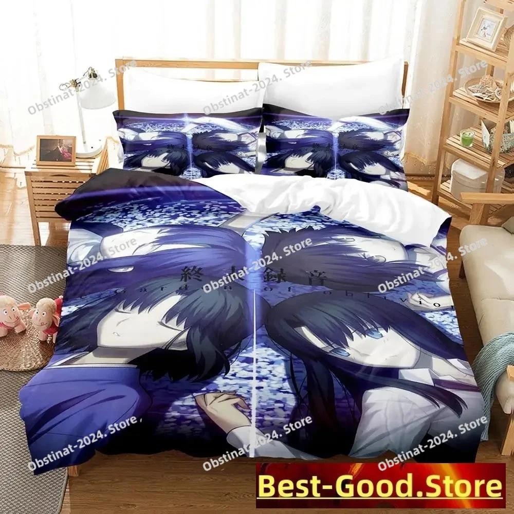 Kara No Kyoukai Bedding Set Printed With Pillowcase Duvet Cover Soft Single Double Queen Super King Size Letto Matrimoniale