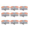 20Pcs Lever Nut Wire Connectors Quick Compact Splice Conductors Push in Terminal Block 223?2P
