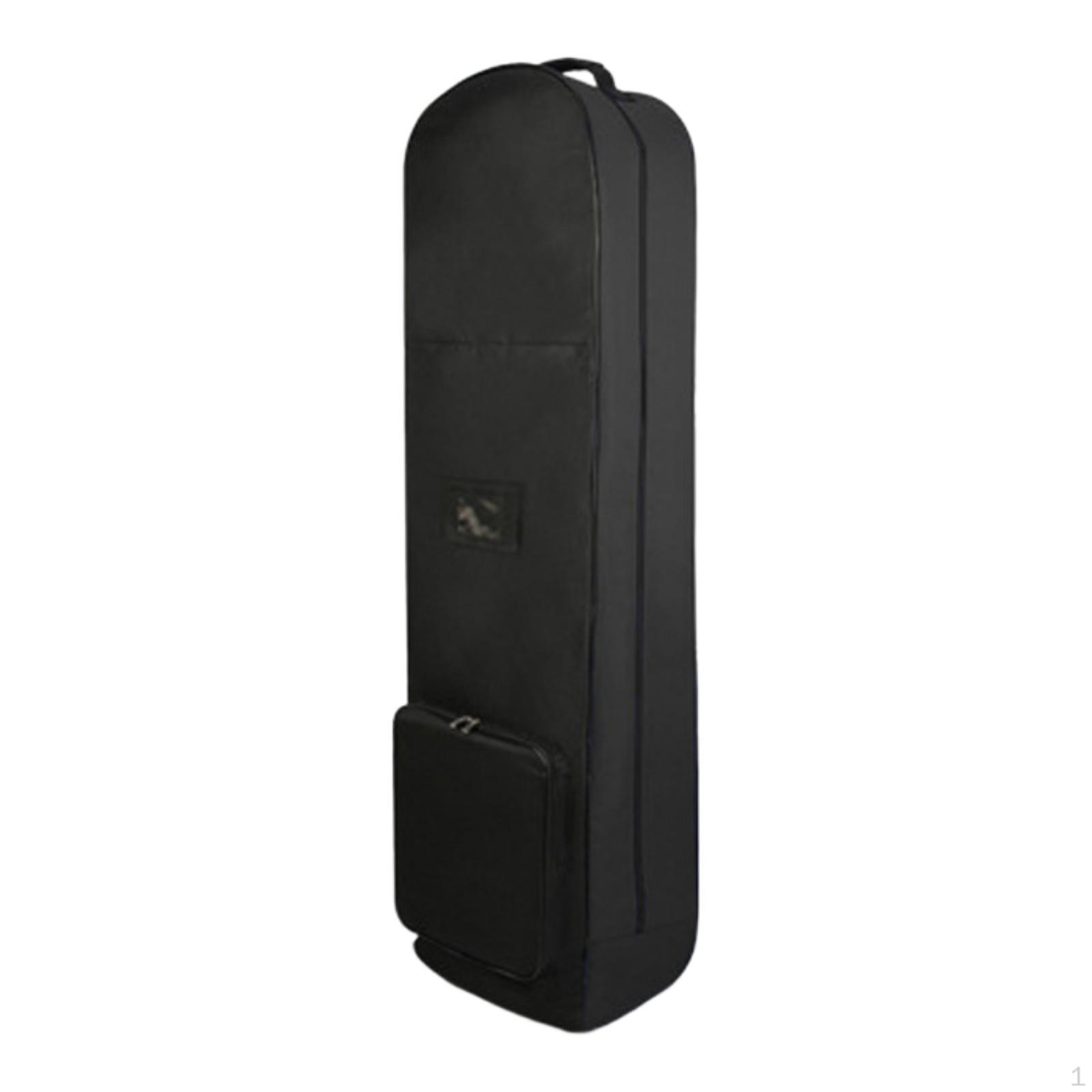 

Сумка-чехол Профессиональный Износостойкий на колесах Сверхпрочная Тележка для перевозки снаряжения Гольф чёрный