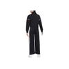 Jordan Solid Logo Brand Print Stripe Detail Jumpsuit Women Jumpsuit Black DQ4630-010