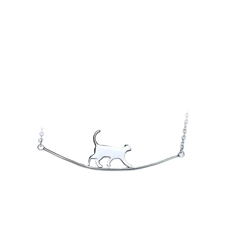 Female Simple Sweet Versatile Kitten Necklace