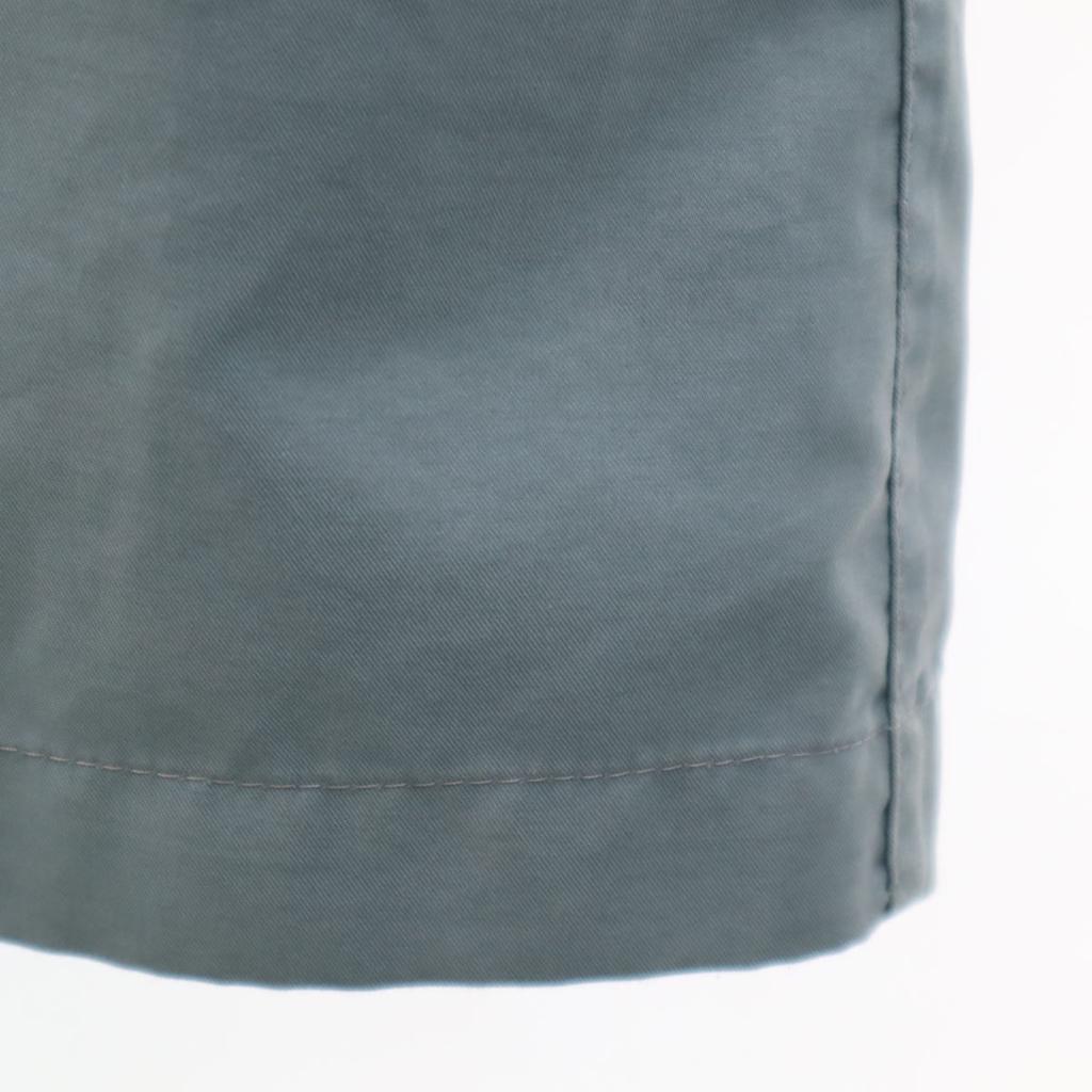 Lanvin 90s Made In Italy Old Stainless Collar Coat 46 Blue Gray Men's Used