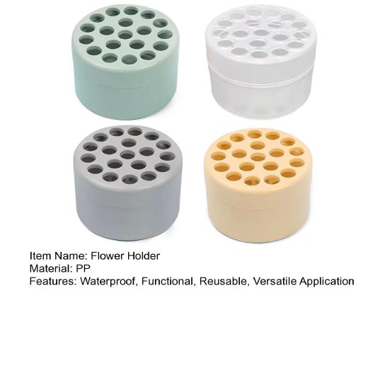4Pcs Stem Holder Flower Grids Floral Arrangement Tool Waterproof Reusable Flower Grid for Vases Easy DIY Flower Arrangements Home Decor