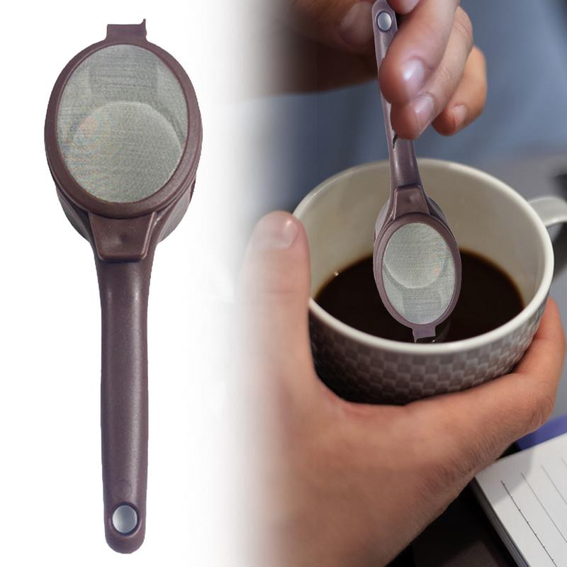 

Coffee Powder Filter Spoon Household Tea Strainer Infuser Portable Fine Mesh Filter With Ergonomic Handle For Coffee Tea Juicing CN