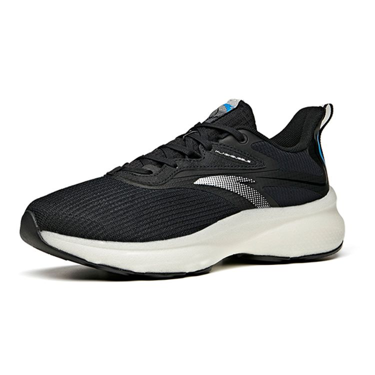 Anta Comfortable Breathable Low-Top Running Shoes Men Sneakers Black 112125520-1