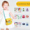 Barn Stille Travle Bøker Montessori-brettleker Finmotortrening Førskolelæring Sansleker for småbarn Reiseaktiviteter