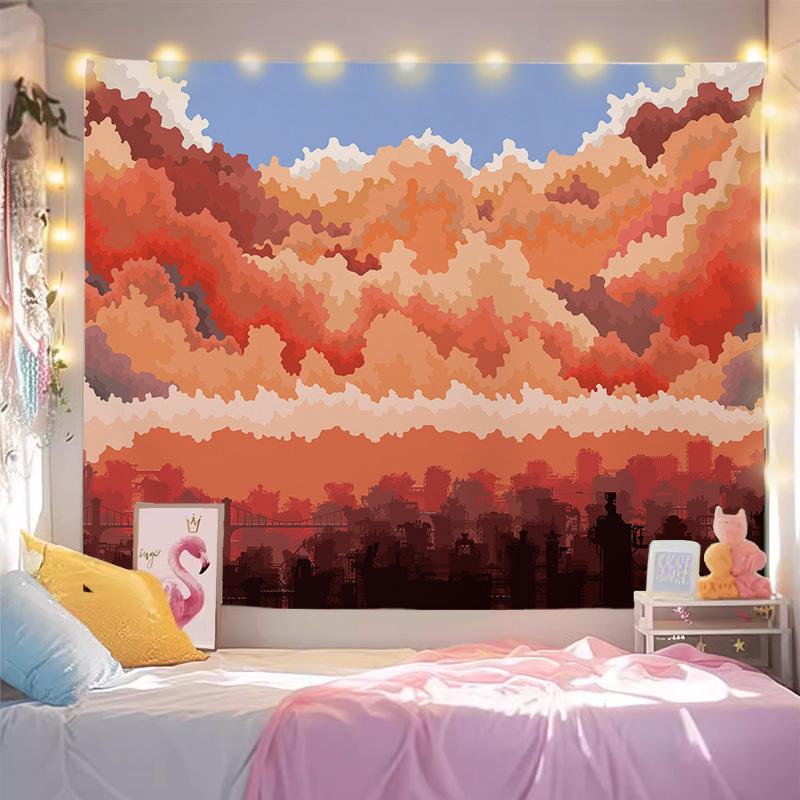 Beautiful Scenery Wallpaper for Rent, Wall Covering for Living Room, Decoration Painting for Room, Background Cloth for Bedroom, Hanging Carpet, Wall