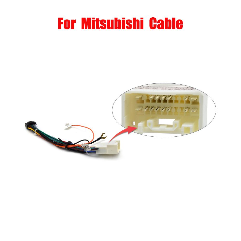 Universal Android Car Radio Wire Harness Power Cord for KIA Nissan Toyota SUZUKI Mitsubishi HONDA Ford Peugeot 2008