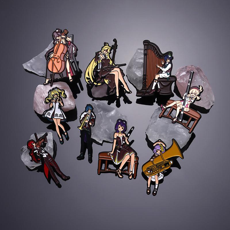 Cartoon Anime Character Brooch Metal Alloy Pin With Colorful Enamel Finish For Stylish Decoration