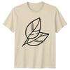 Simple Botanical Leaf Design TShirt Botanical Leaf Nature Birthday Gift