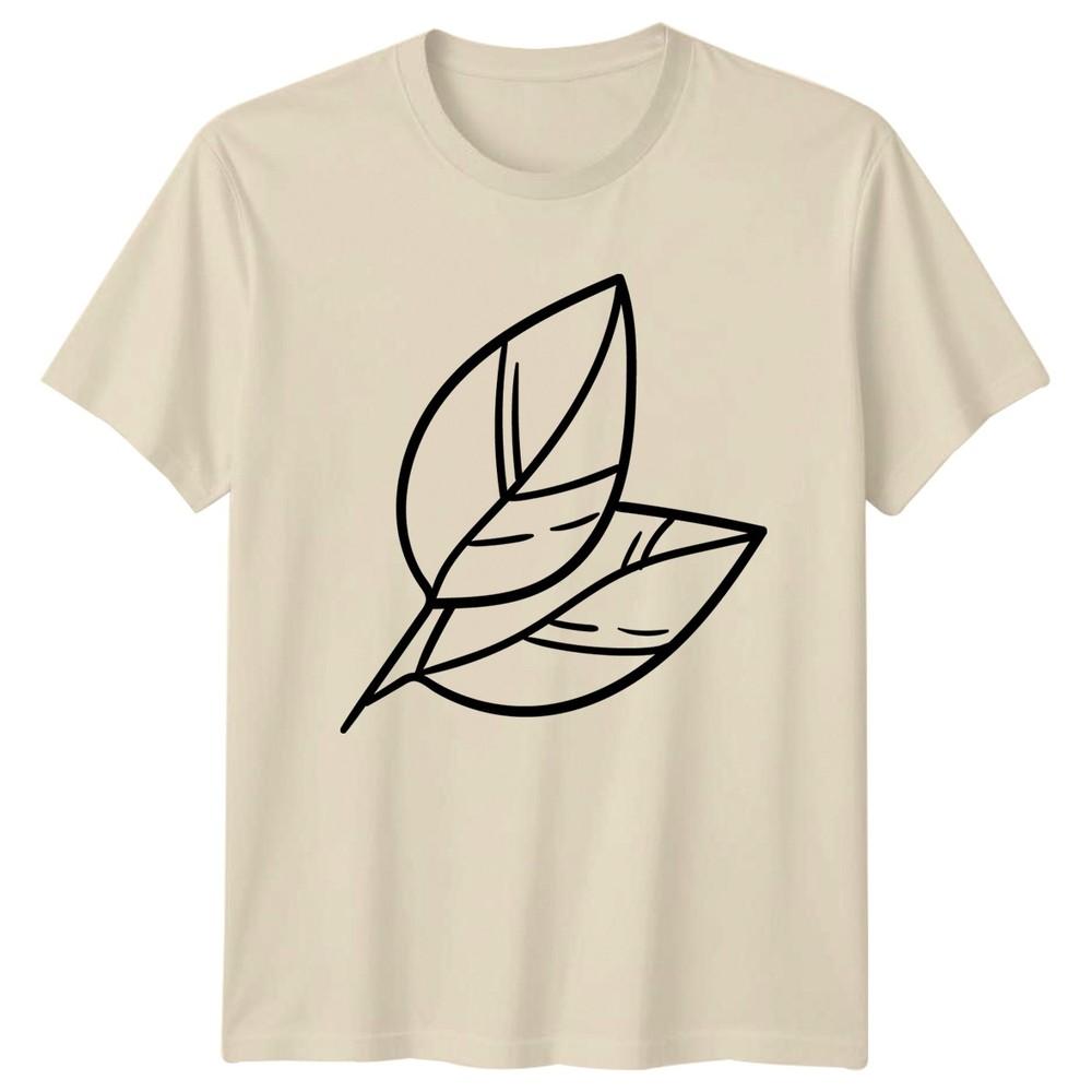 Simple Botanical Leaf Design TShirt Botanical Leaf Nature Birthday Gift