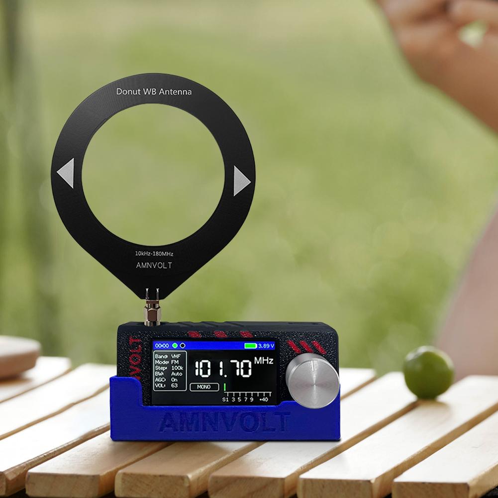 3D Printed Portable Radio Holder Pocket Mini Radio Bracket Handheld Radio Mount for MINI4732 Radio V1/V2/V3