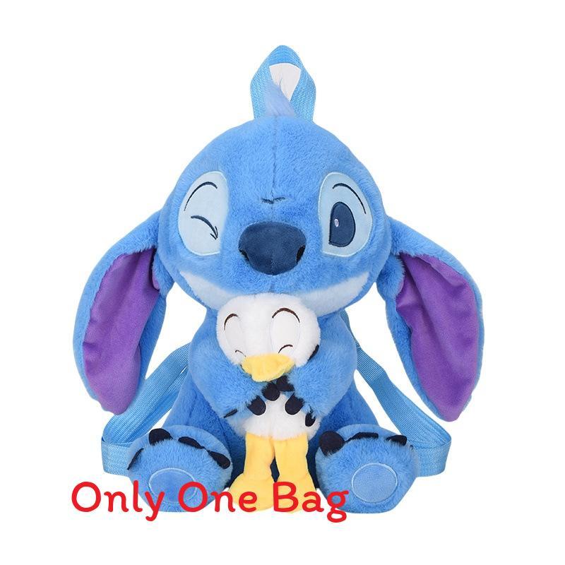 

Plush Kids Cartoon Backpack With Zippered Compartment And Breathability