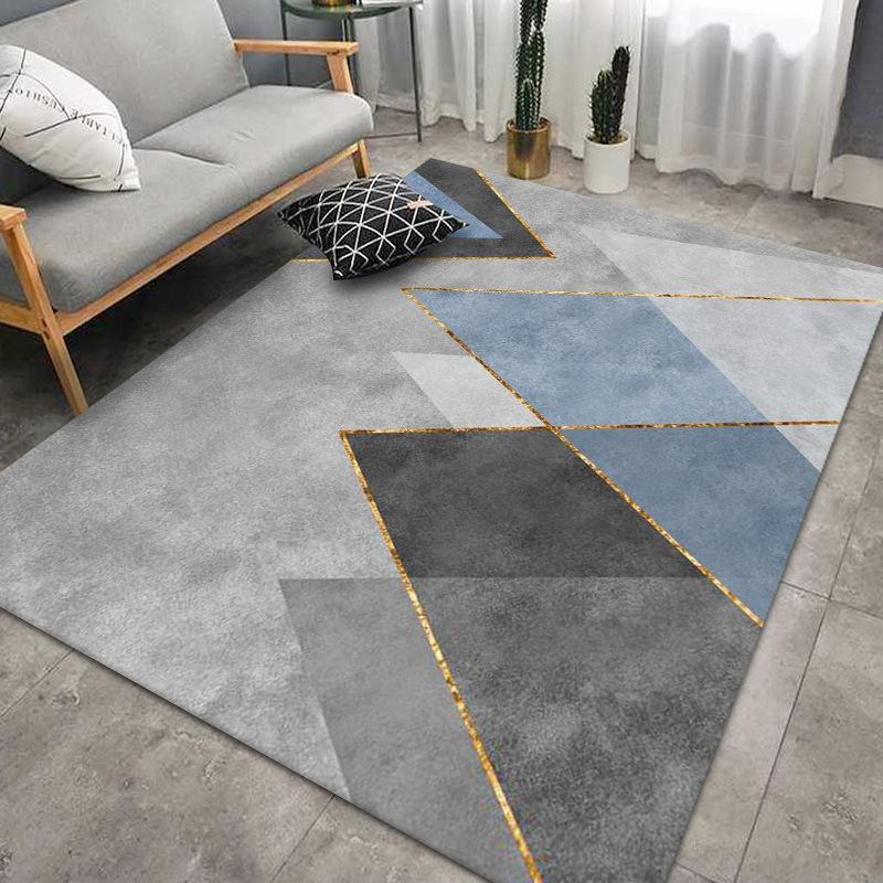 Nordic Abstract Carpet Living Room Coffee Table Geometric Carpet New Wardrobe Carpet