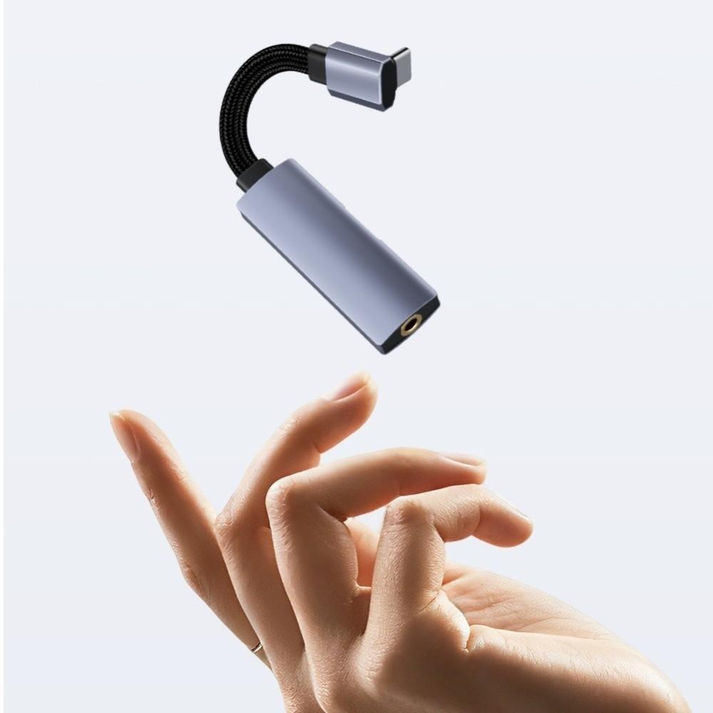 PD 60W Fast Charging Type-C To 3.5mm Adapter 2 in 1 Audio Adapter Headphone Adapter Headphone Use