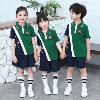 June 1st Kids' Summer School Uniform Singing Set: Parent-Child Matching for Primary & Middle School Performances