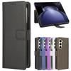 Phone Case For Samsung Galaxy Z Fold6 Leather Vintage Phone Case On Galaxy Z Fold5 Fold4/3/2 Cases Flip Magnetic Wallet Cover