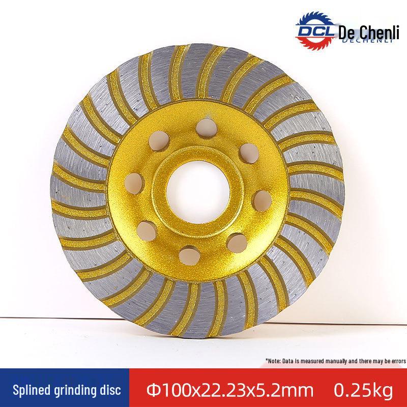 

Dechenli Chrysanthemum Diamond Grinding Disc for Angle Grinder (100/115/125/150mm)