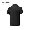 Skechers Men's Quick-Dry Knit Jacquard Polo Shirt