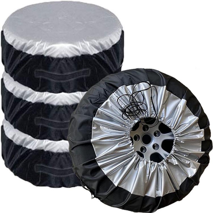 Waterproof 420D Oxford Car Spare Tire Cover, Sunscreen & Protection