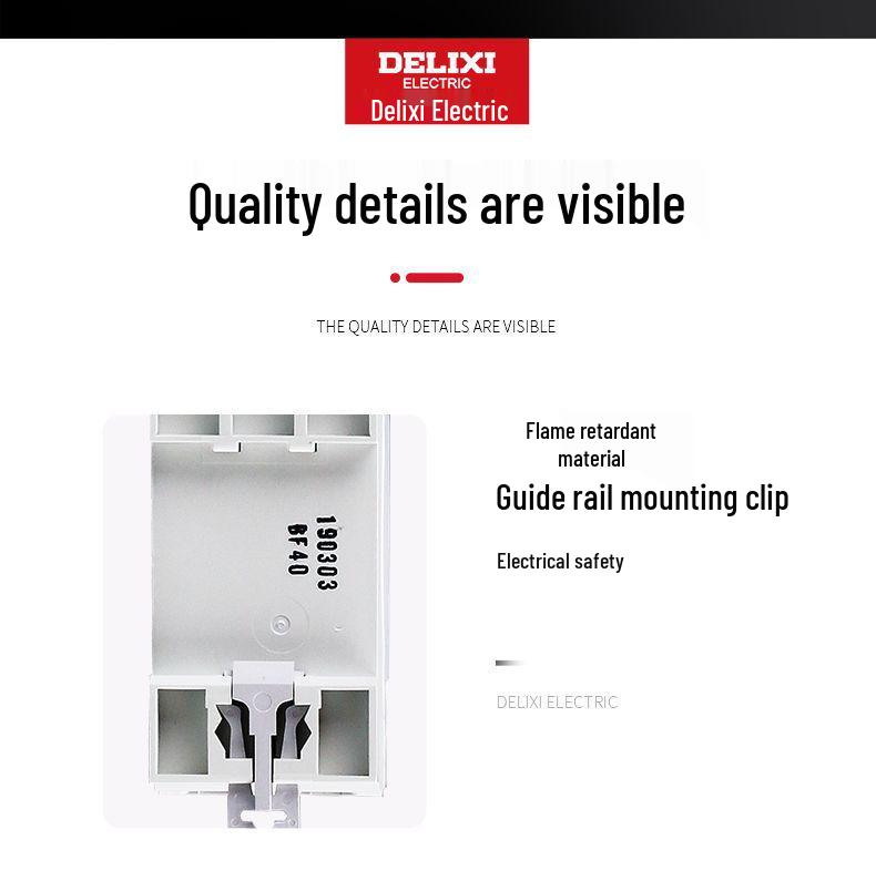 Delixi DZ47sGQF/R Self-Resetting Voltage Protector, Over/Under Voltage Protection for Single and Three-Phase Systems